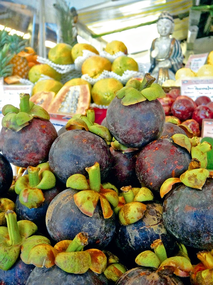 Exotische Fruechte, Mangosteen, foodhunter