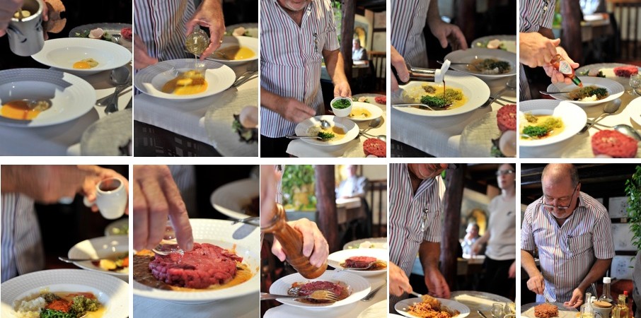 Tatar, Schritt für Schritt. Fotos Foodhunter