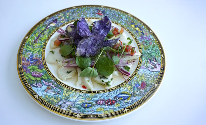 Ceviche von der Buttermakrele. Erfrischend, raffiniert.