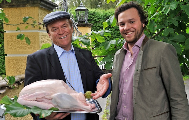 Gänsebraten à la Heinz Winkler. Mit Kürbis und Ingwer