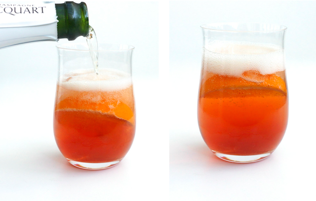 Enzian trifft Blutorange: Mondino Amaro Bavarese