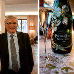 Dieser Mann macht Frauen glücklich. Hervé Deschamps, Perrier-Jouët