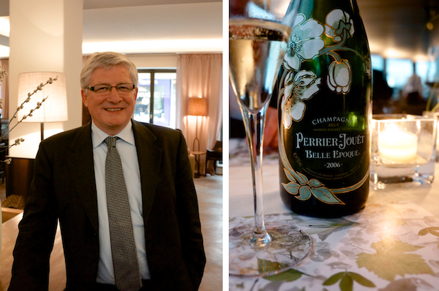 Dieser Mann macht Frauen glücklich. Hervé Deschamps, Perrier-Jouët