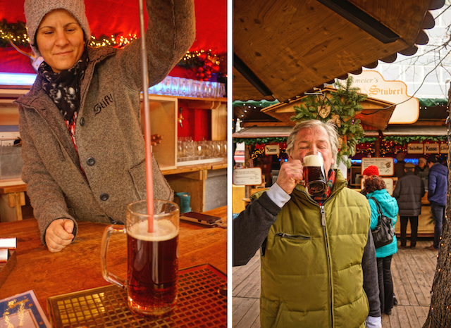 Stachelbier auf dem Weihnachtsmarkt in München
