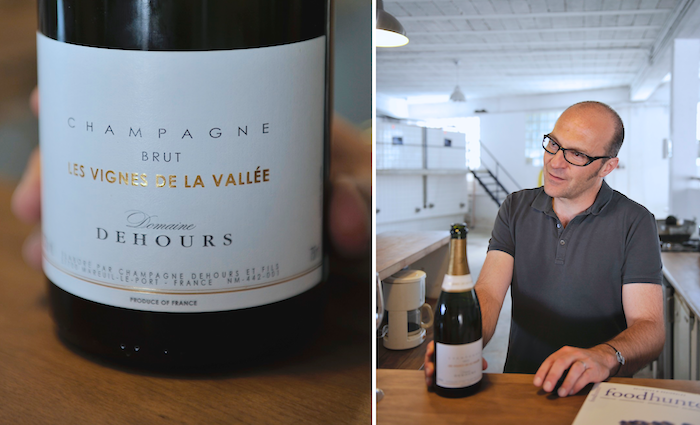 Champagner Jerôme Dehours. Großartig in der Magnum
