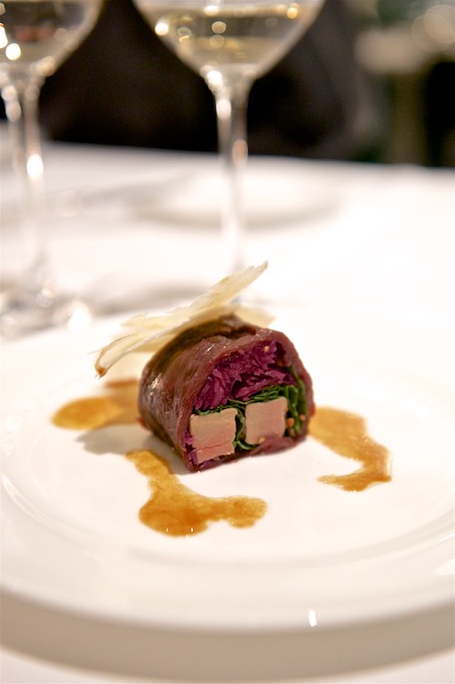 Fois gras im Mantel Fois gras im Mantel
