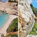 Lefkas. Berglinsen, Retina und Onassis