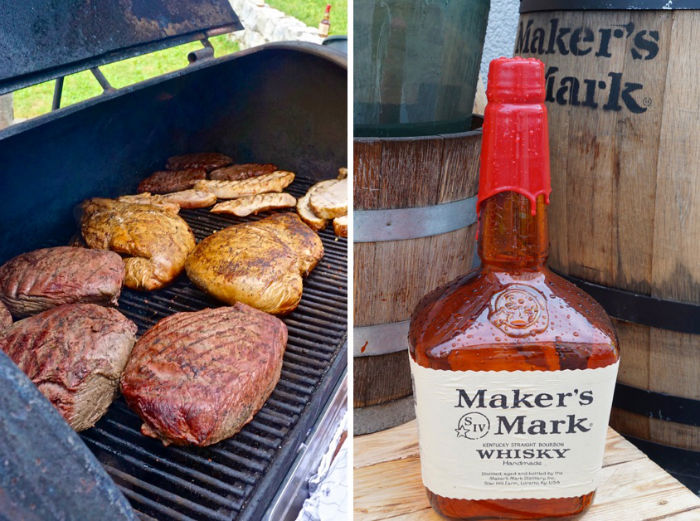 Grillen mit Whisky. Maker's Mark BBQ Sauce, Chutney und Marinade