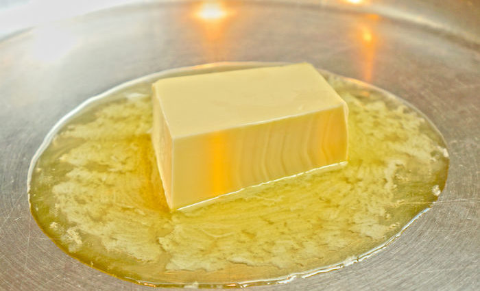 Schmelzende Butter