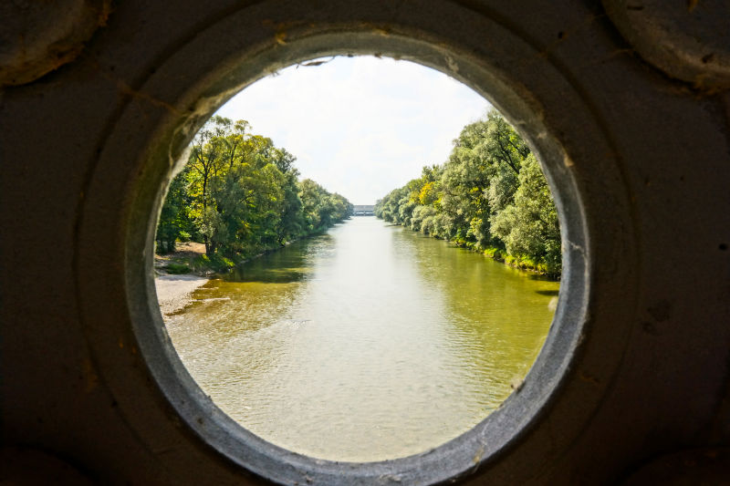Englischer Garten - Holzbrücke Englischer Garten - Holzbrücke