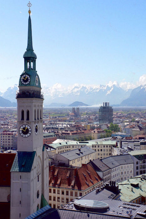 München von oben, Alter Peter München von oben, Alter Peter