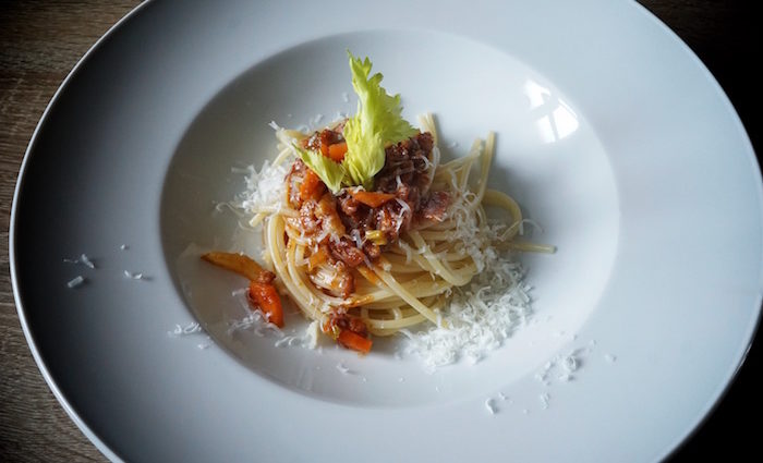 Einfach nur genial! foodhunters vegetarische „Bolognese”