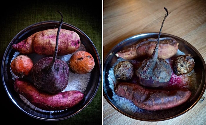 Rote Bete gebacken. Et voilà, sie schmeckt!