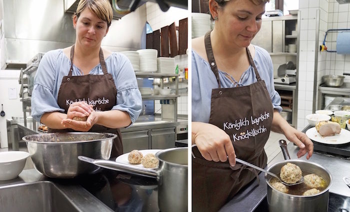 Original Münchner Knödel. Die Königsdisplizin.