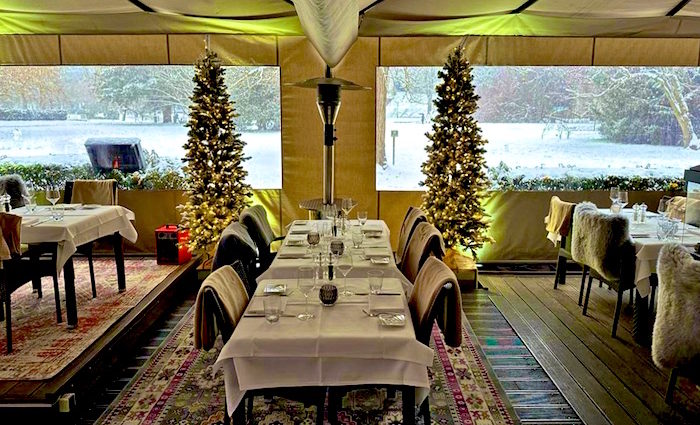 Rizzi Baden-Baden - Weihnachtszelt und Schweizer Käsefondue Rizzi Baden-Baden - Weihnachtszelt und Schweizer Käsefondue