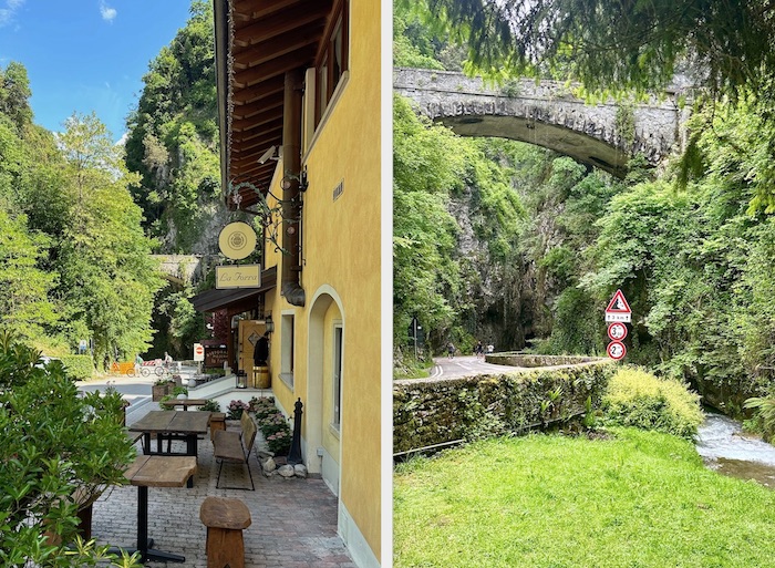 La Forra - traditionelle Küche vor der spektakulären Brasa Schlucht La Forra - traditionelle Küche vor der spektakulären Brasa Schlucht